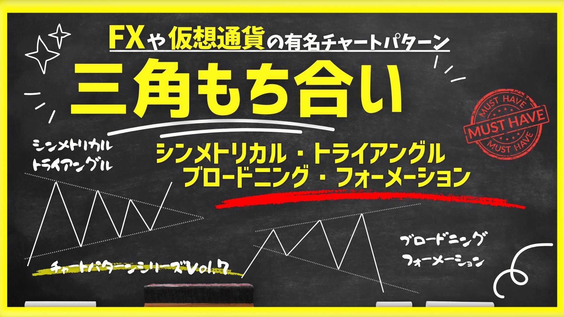 三角持ち合い(保ち合い)アイキャッチ画像